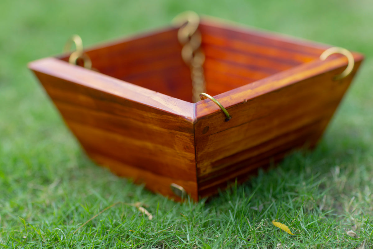 Hanging Angular Square Basket