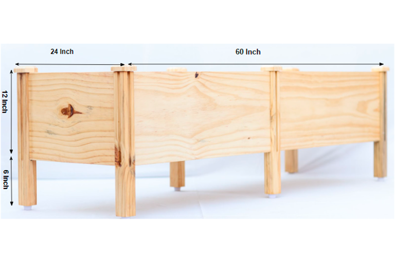 Elevated Garden Beds - Extra Large - Type 1 (24” wide)