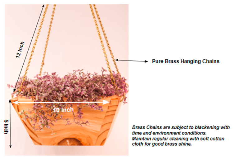 Hanging Angular Square Basket
